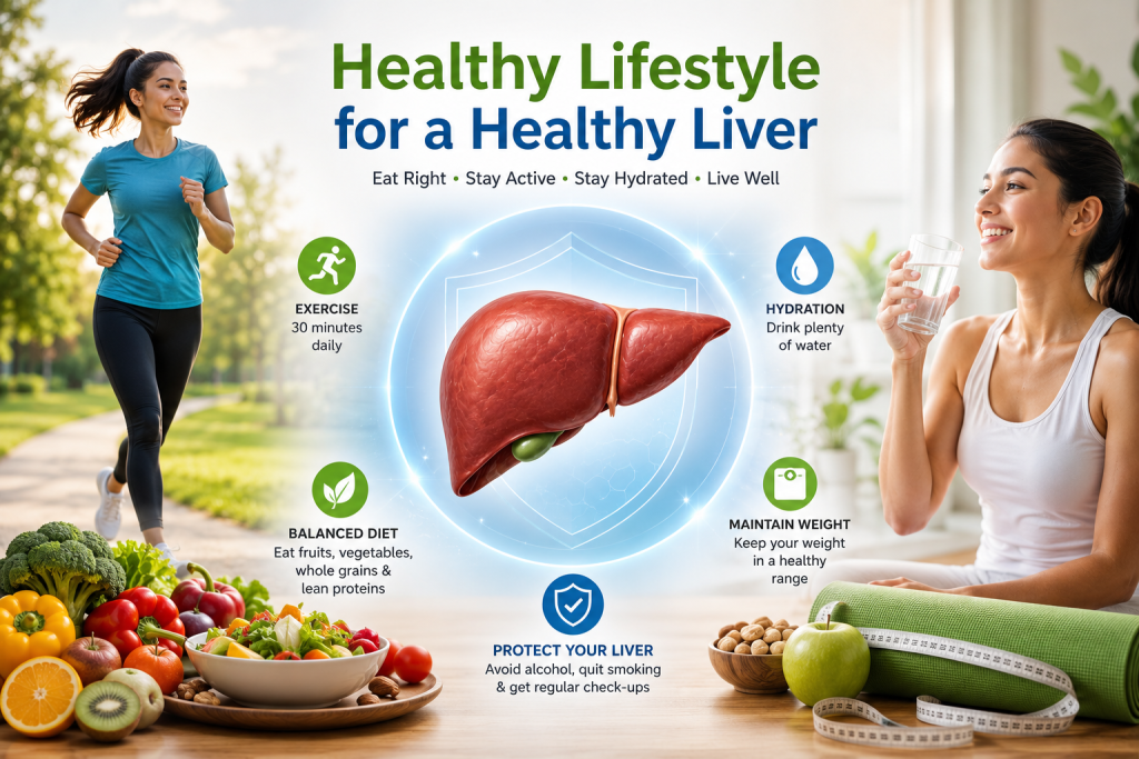 Healthy lifestyle for a healthy liver